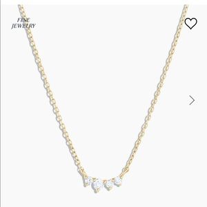 gorjana diamond cluster necklace